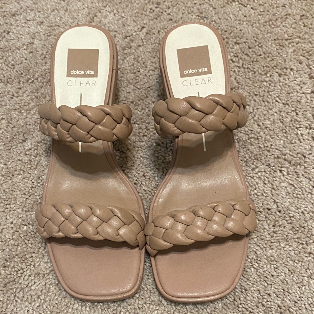 Dolce Vita Women's Beige Braided Sandals